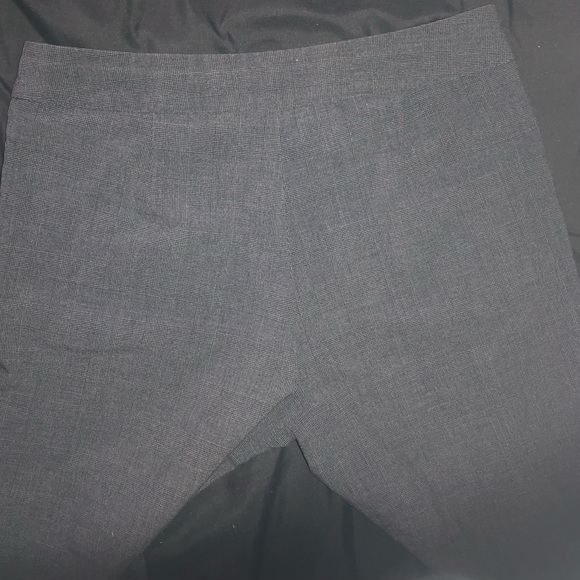 DENVERHAYES Size 8 Grey Glen Plaid Dress Pants with Front Zippered Pockets - Picture 2 of 5